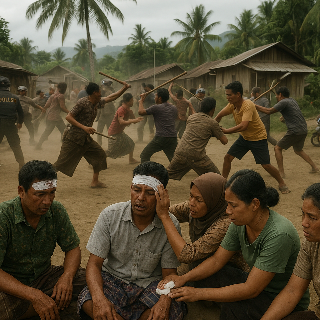 Konflik Lahan di Kabupaten Mamuju Tengah, Dua Kelompok Warga Bentrok