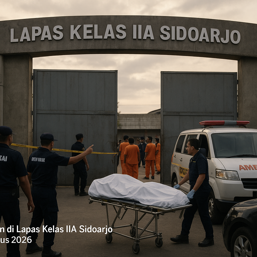Kerusuhan di Lapas Kelas IIA Sidoarjo, Satu Napi Tewas