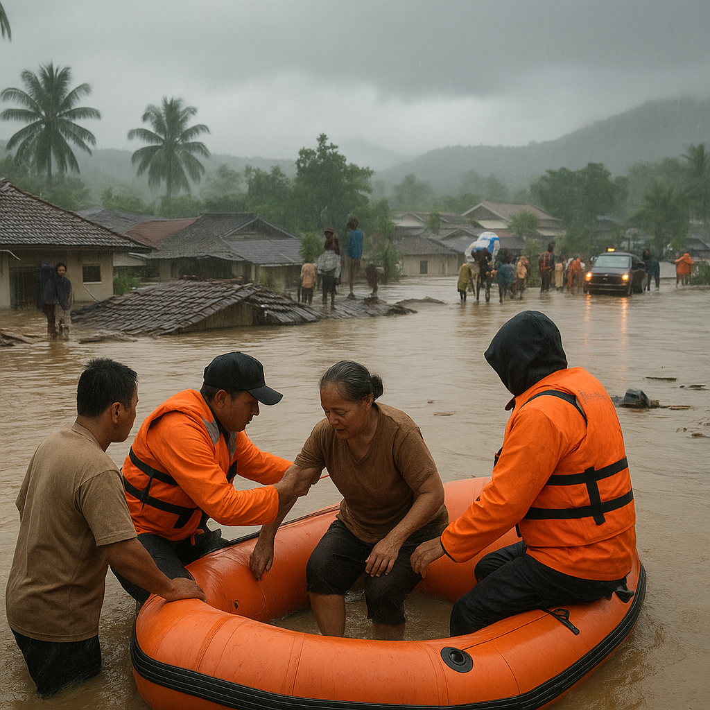 Bencana Banjir Bandang Terjang Kabupaten Pasaman Barat, Puluhan Rumah Terendam