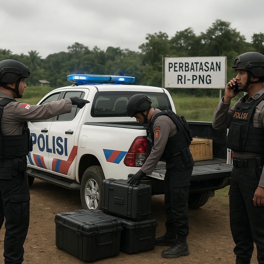 Polri Perketat Pengamanan Perbatasan RI-PNG di Merauke Usai Pelaporan Penyelundupan Senjata