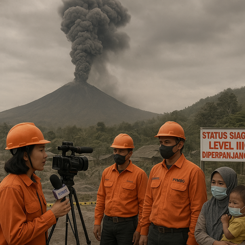 Letusan Gunung Lewotobi Laki-laki di Flores Timur Meningkat, Status Siaga Diperpanjang