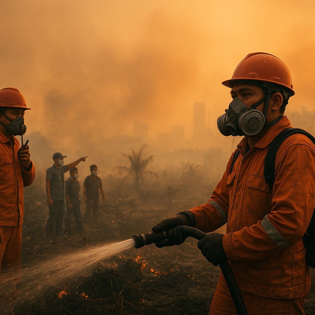 Kebakaran Hutan dan Lahan di Riau Meluas, 5 Kecamatan Dinyatakan Darurat Asap