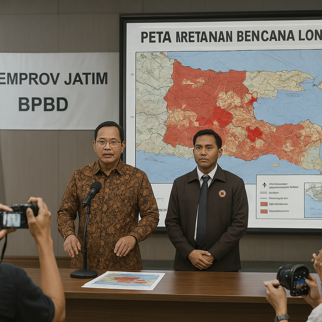 Pemprov Jatim Rilis Peta Kerentanan Bencana Longsor Terbaru, 15 Kabupaten Masuk Zona Merah