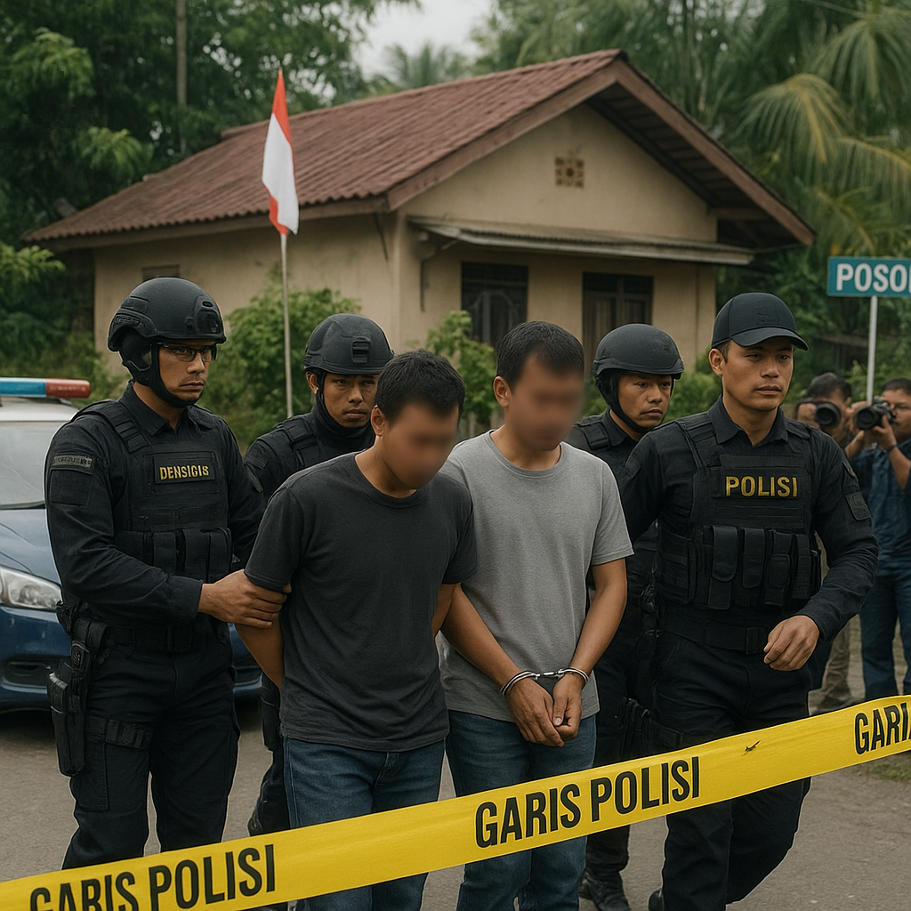Densus 88 Tangkap Dua Terduga Teroris di Poso, Satu Diduga Otak Bom Bunuh Diri