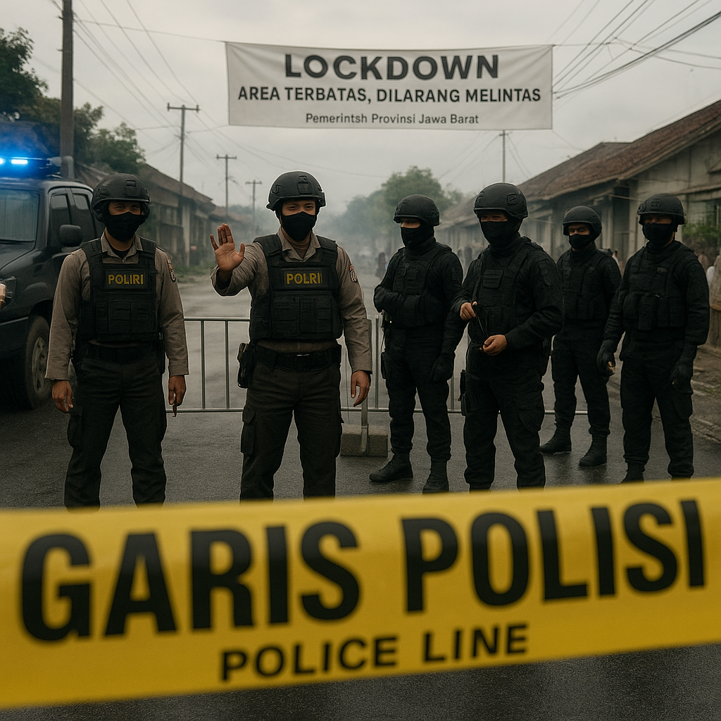 Pemerintah Jawa Barat Terapkan Lockdown Tiga Kecamatan Usai Kerusuhan Antarwarga
