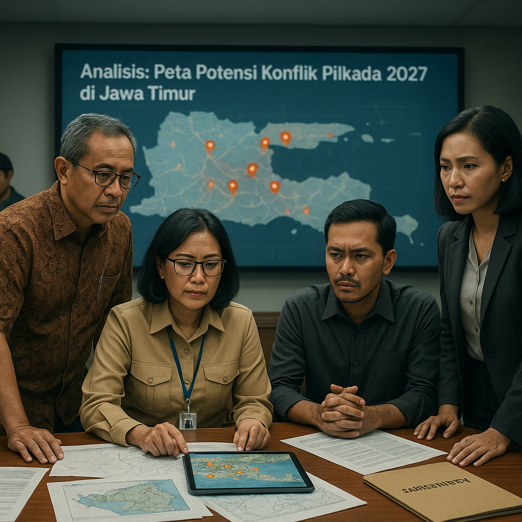 Analisis: Peta Potensi Konflik Pilkada 2027 di Jawa Timur dan Langkah Awal Mitigasi