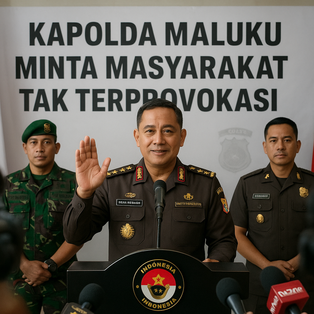 Terkait Isu Separatisme, Kapolda Maluku Minta Masyarakat Tak Terprovokasi dan Percaya Proses Hukum