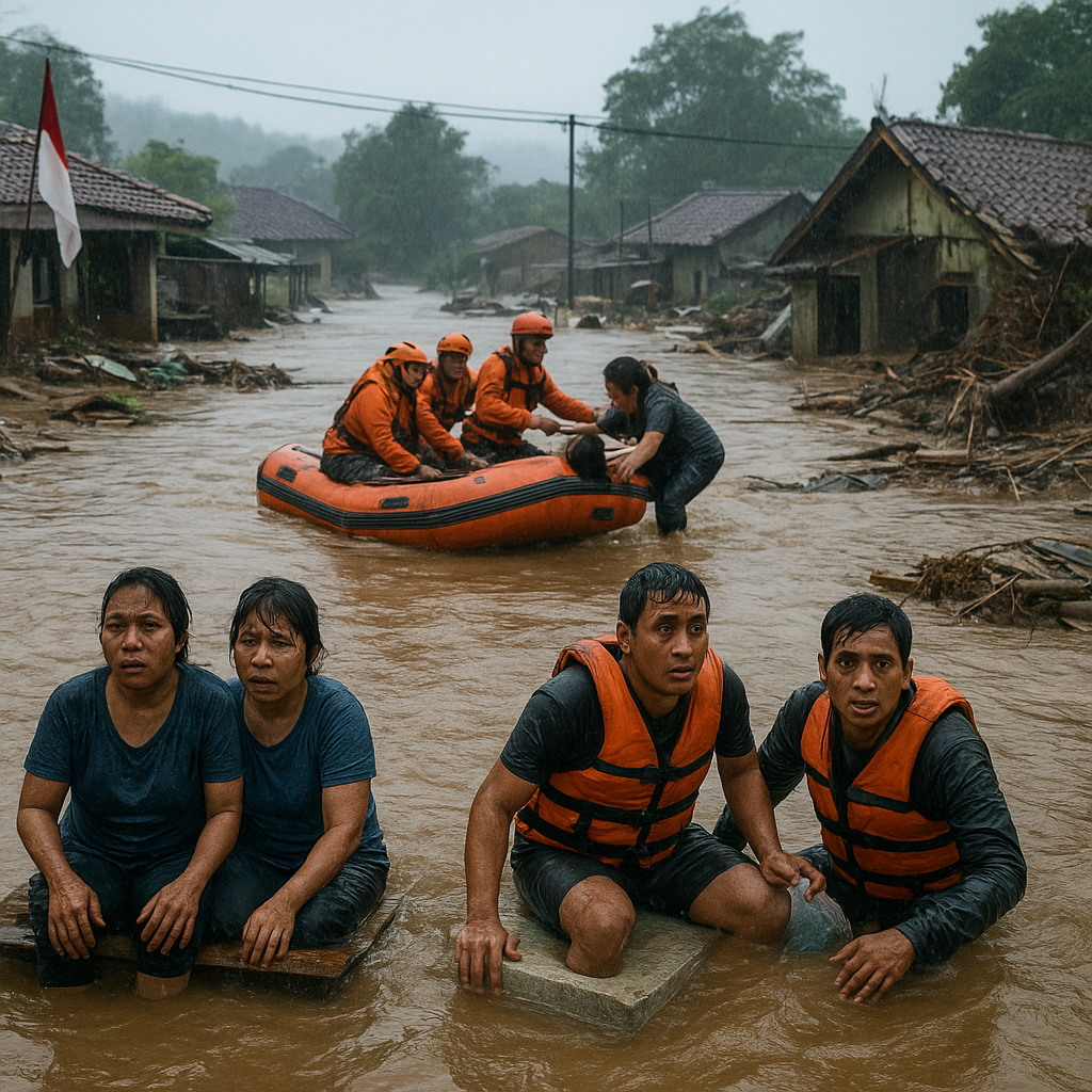 Bencana Banjir Bandang Terjang Kabupaten Bandung, 12 Kecamatan Terdampak