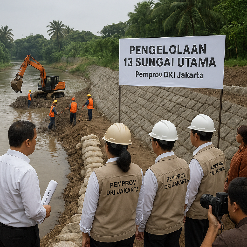 Kebijakan Pengelolaan Sungai oleh Pemprov DKI Jakarta untuk Antisipasi Banjir dan Kerawanan Lingkungan