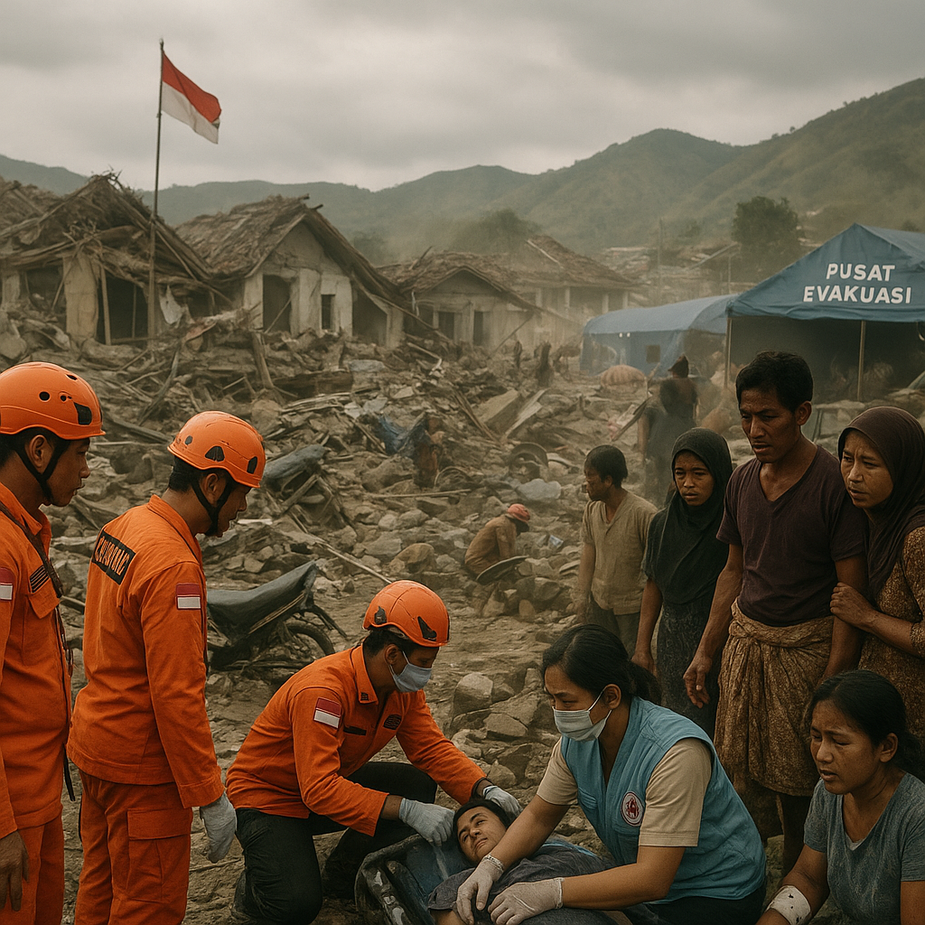 Korban Tewas Gempa Flores Bertambah, Gempa Susulan Capai 1.624 Kali