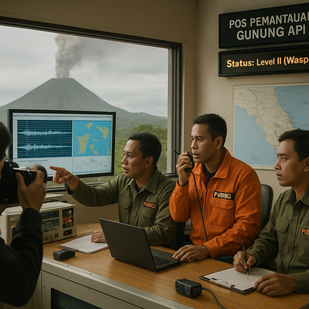 Peningkatan Aktivitas Gunung Api di NTT dan Maluku Dipantau PVMBG