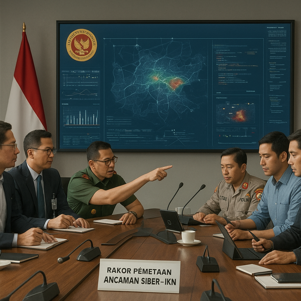 Badan Intelijen Negara Gelar Rakor Pemetaan Ancaman Siber di Ibu Kota Baru