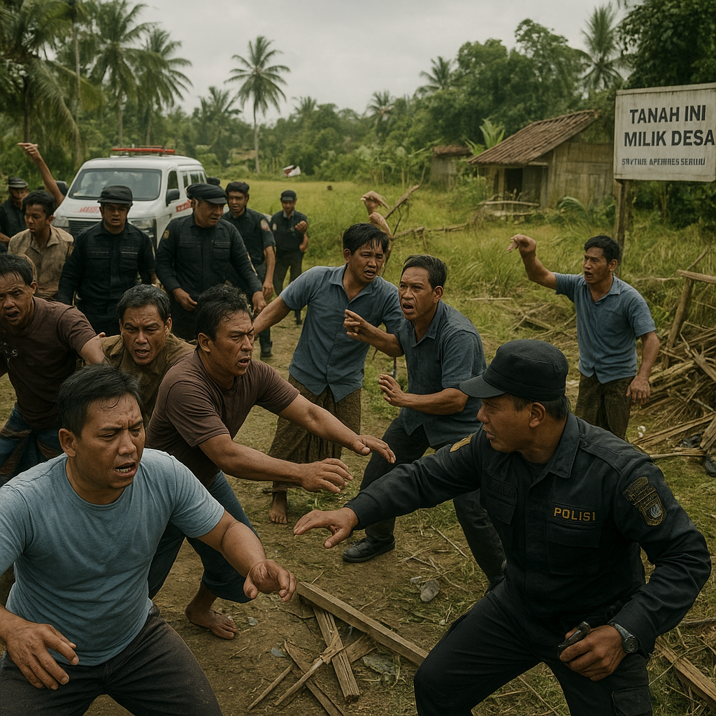 Konflik Agraria di Sumatera Selatan, Dua Kelompok Warga Bentrok