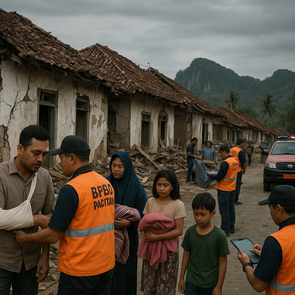 Gempa M 5,3 Guncang Pacitan, BPBD Laporkan Ratusan Rumah Rusak