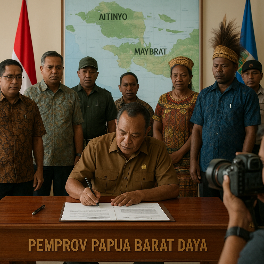 Pemprov Papua Barat Daya Terbitkan Perda Inisiatif Rakyat untuk Pengamanan Perbatasan