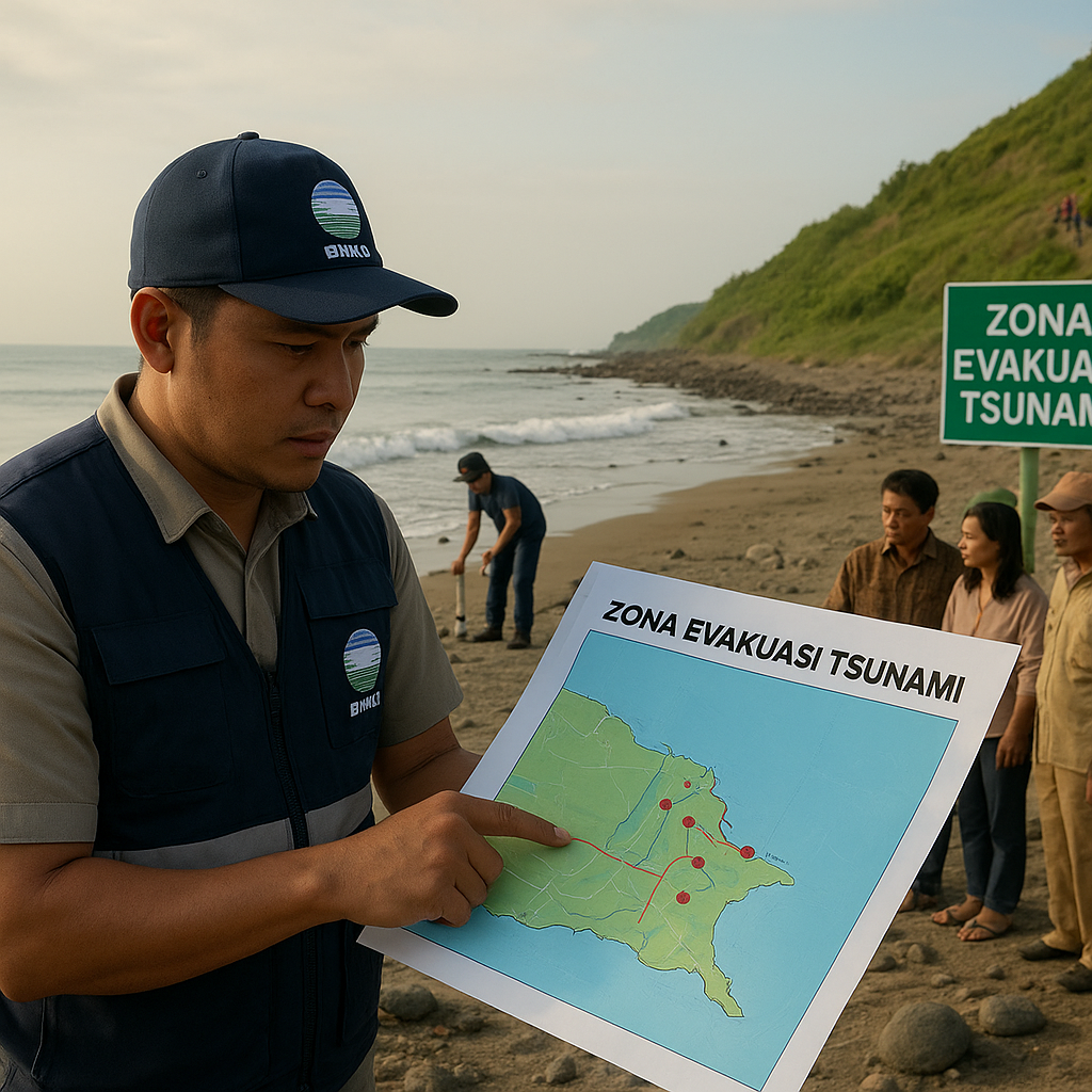 Penguatan Sistem Peringatan Dini Tsunami oleh BMKG di Pesisir Pantai Selatan Jawa