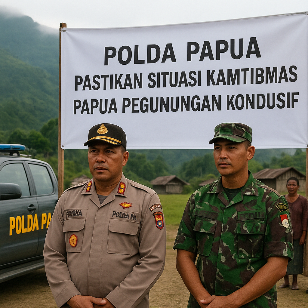 Polda Papua pastikan situasi kamtibmas Papua Pegunungan kondusif