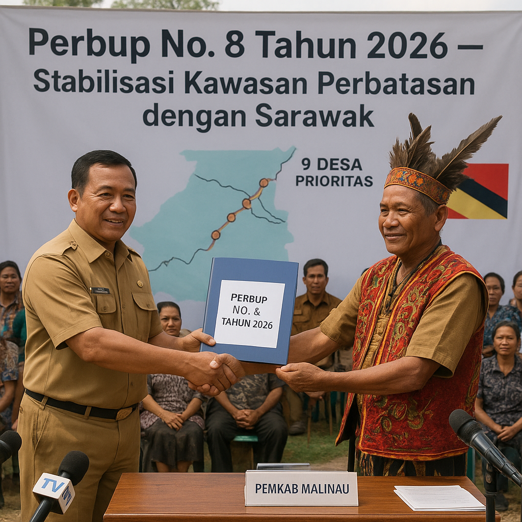 Kebijakan Pemkab Malinau untuk Stabilisasi Kawasan Perbatasan dengan Sarawak