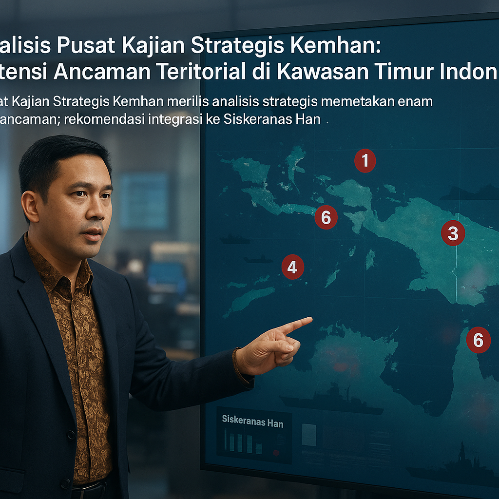 Analisis Pusat Kajian Strategis Kemhan: Potensi Ancaman Teritorial di Kawasan Timur Indonesia