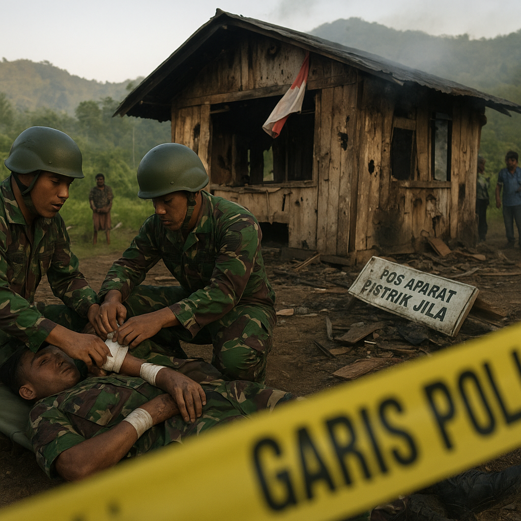 OPM Serang Pos Aparat di Mimika, 9 Perempuan Dibawa Paksa