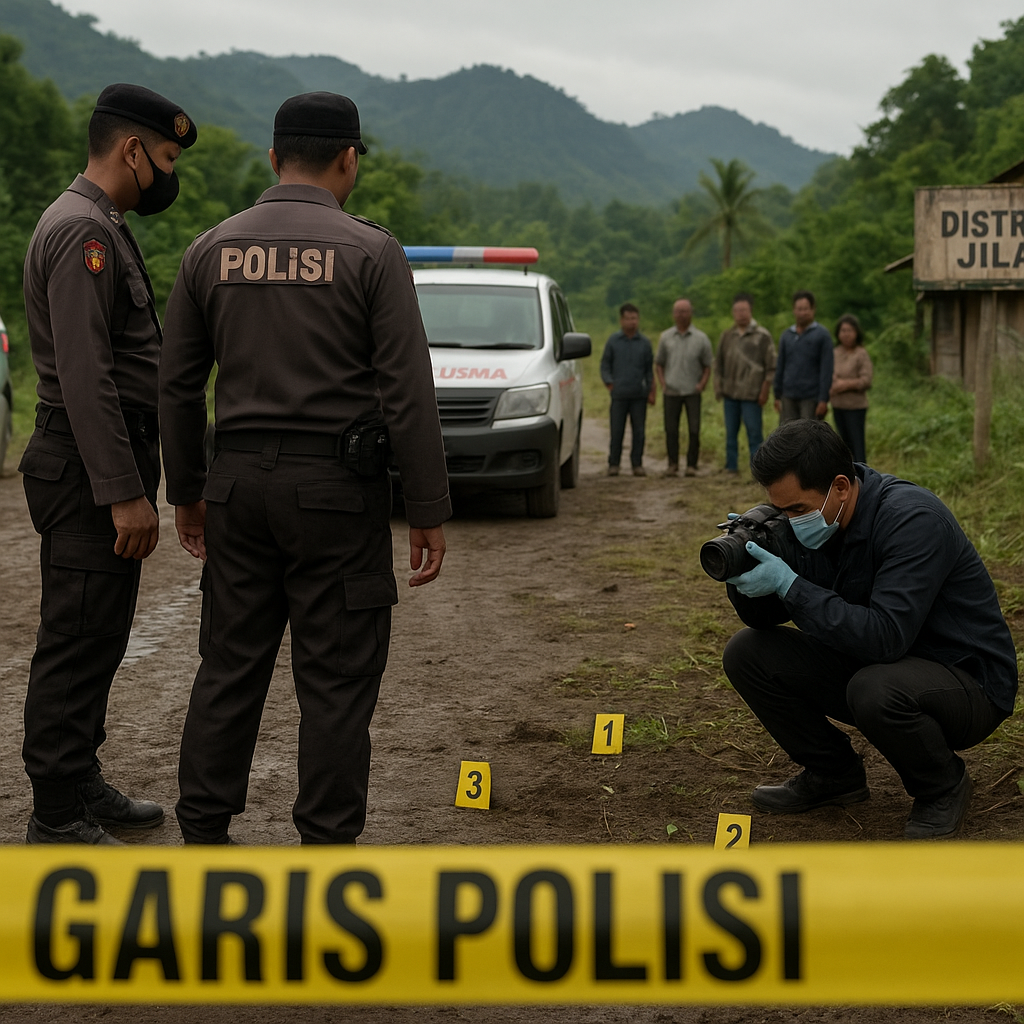 KKB Sandera 9 Perempuan di Jila, Polisi Periksa TKP