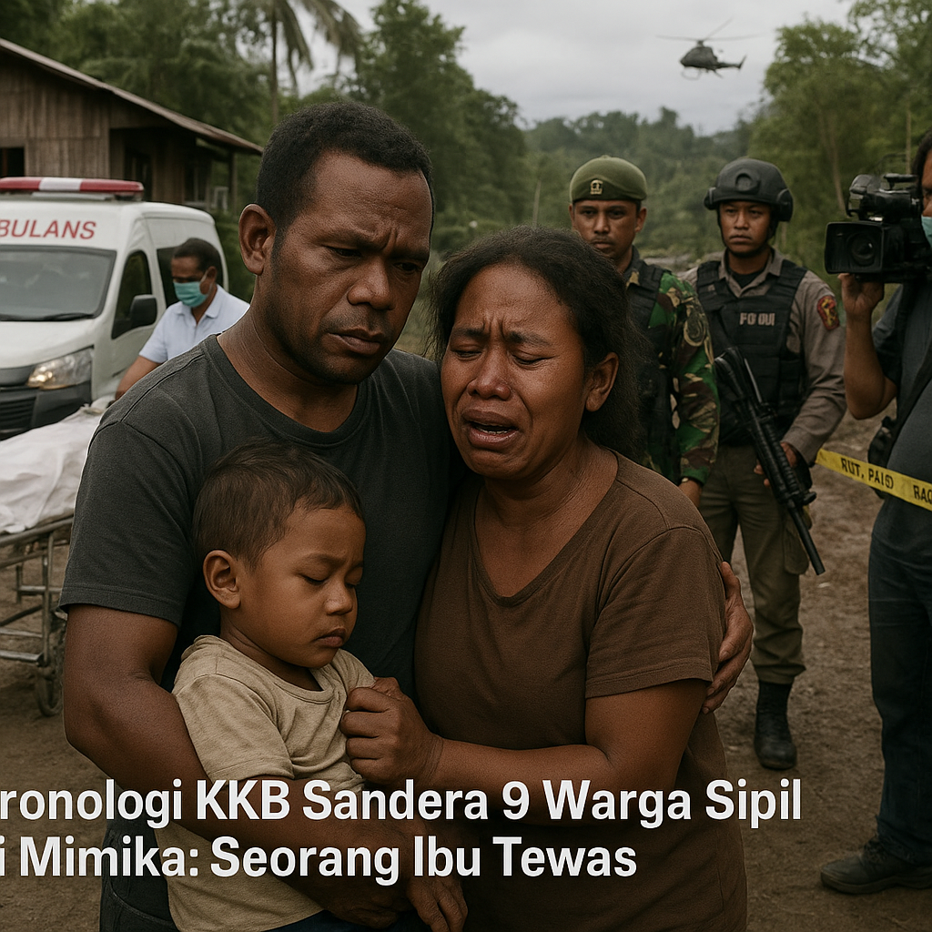 Kronologi KKB Sandera 9 Warga Sipil di Mimika: Seorang Ibu Tewas