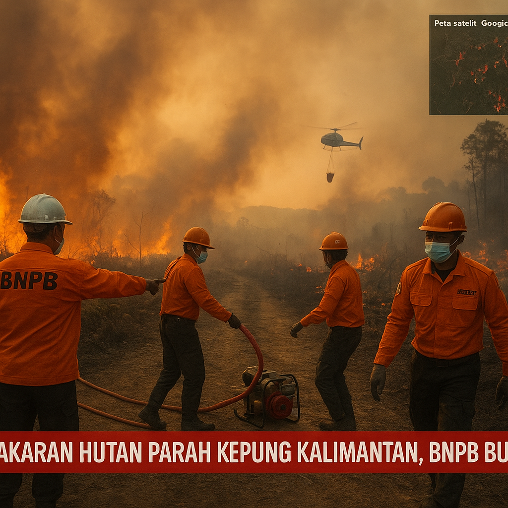 Kebakaran Hutan Parah Kepung Kalimantan, BNPB Buka Suara