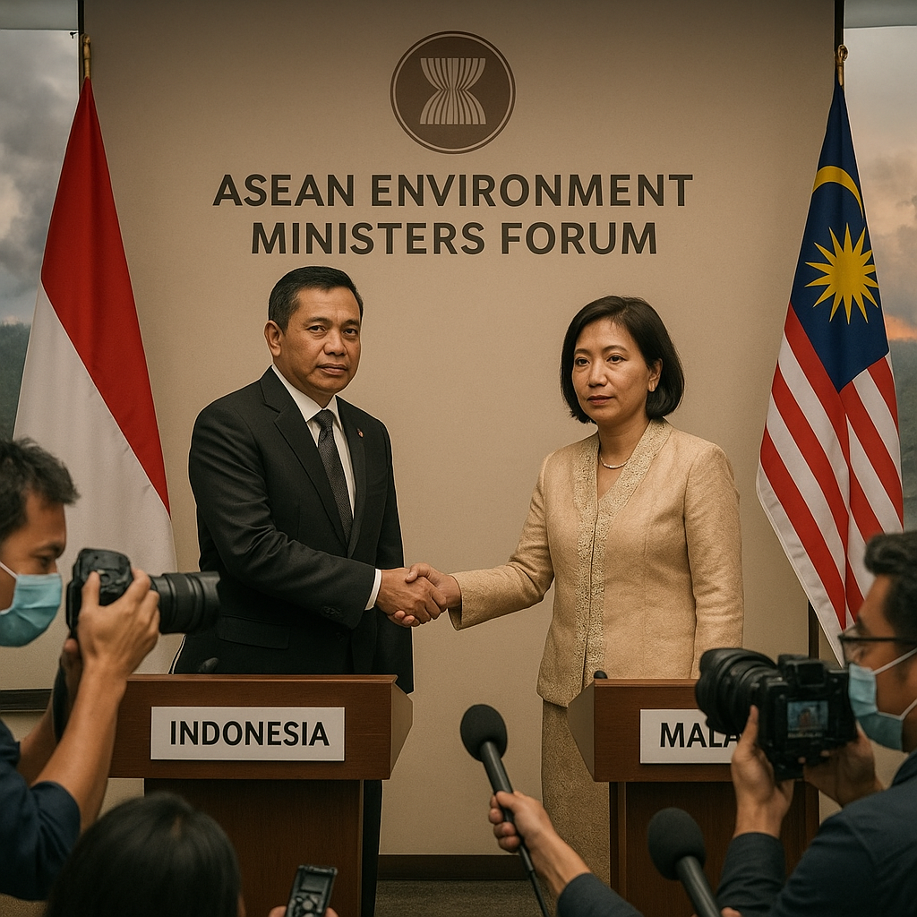 Indonesia-Malaysia Perkuat Kerja Sama Lintas Batas Atasi Kabut Asap Karhutla