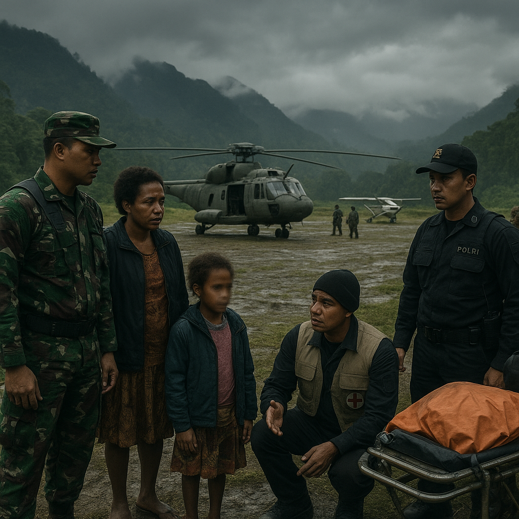 Memburu Penyandera Ibu Hamil dan Anak-Anak di Papua