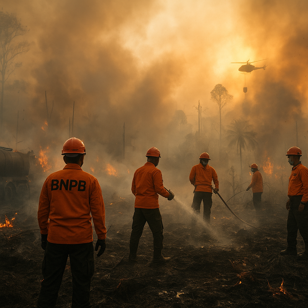 Kebakaran Hutan Parah Kepung Kalimantan, BNPB Buka Suara