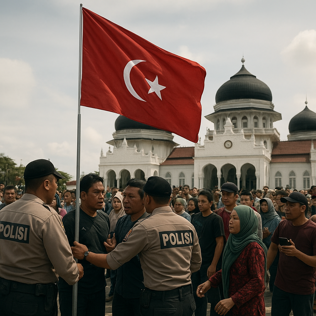 Kenapa pengibaran bulan bintang di Hari Damai Aceh ke-21 memicu kericuhan?