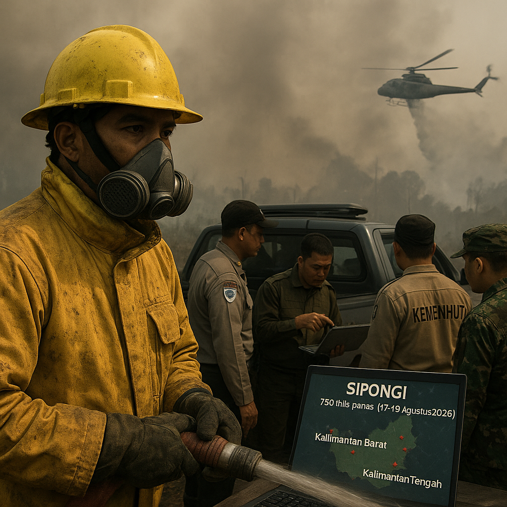 Kabut Asap Muncul, Operasi Terpadu Kebakaran Hutan Kalimantan Diperkuat
