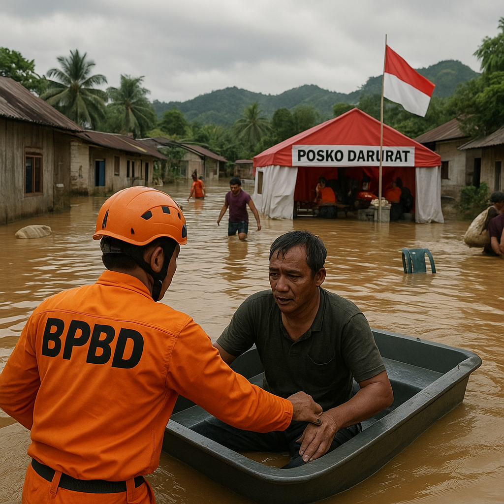 Bencana Banjir Bandang Landa Tiga Desa di Kabupaten Sumbawa, Puluhan Rumah Terendam
