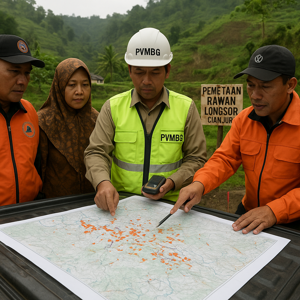 Pemkab Cianjur Rampungkan Pemetaan Rawan Longsor di 20 Kecamatan