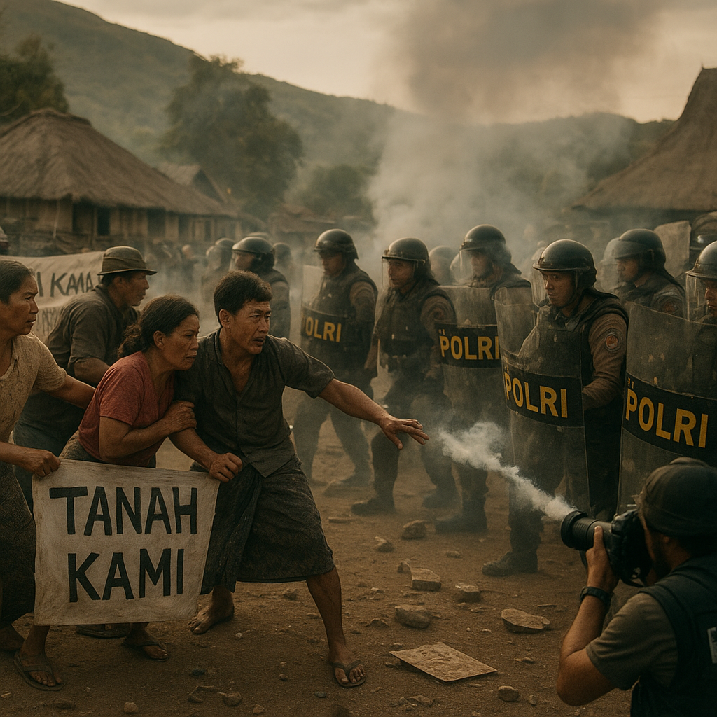 Konflik Agraria Memanas di Sumba Timur, Massa Bentrok dengan Aparat