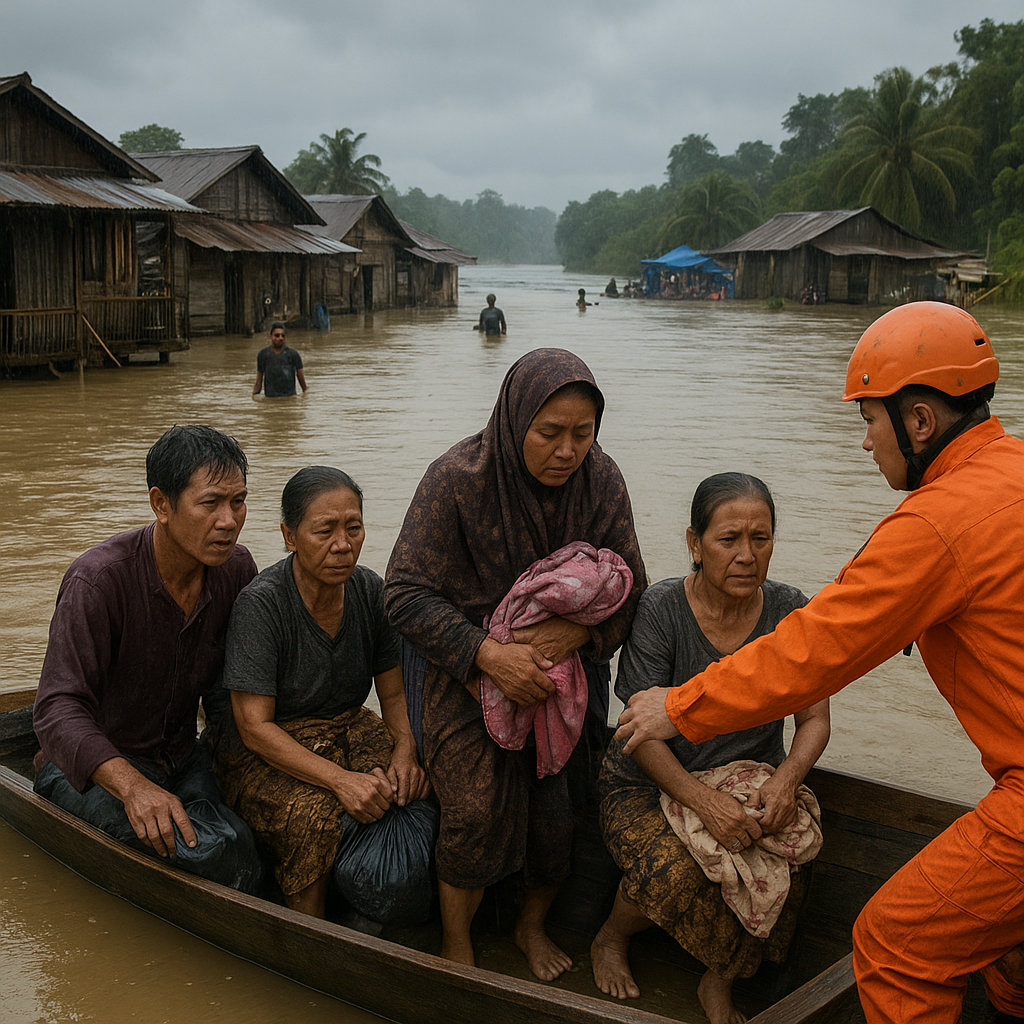Banjir Besar Rendam 5 Kecamatan di Kabupaten Kutai Kartanegara, 12.000 Jiwa Terdampak