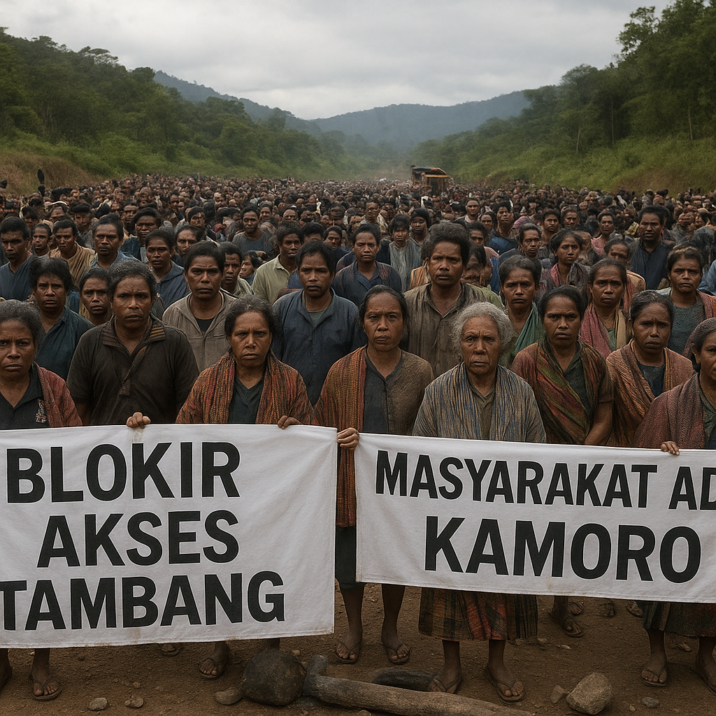 Konflik Lahan di Mimika Papua Meluas, Masyarakat Adat Blokir Akses Tambang