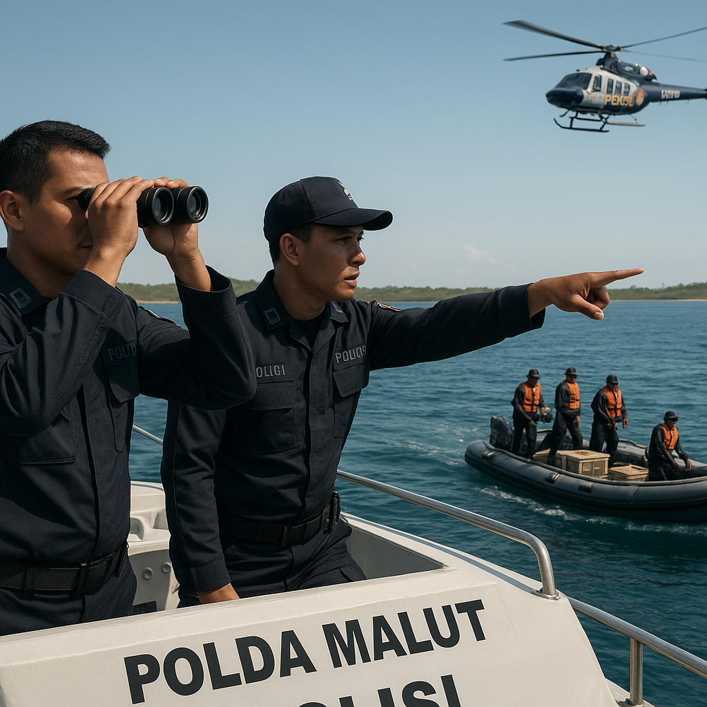 Polda Malut Tingkatkan Patroli di Pulau Terluar Cegah Penyelundupan Senjata