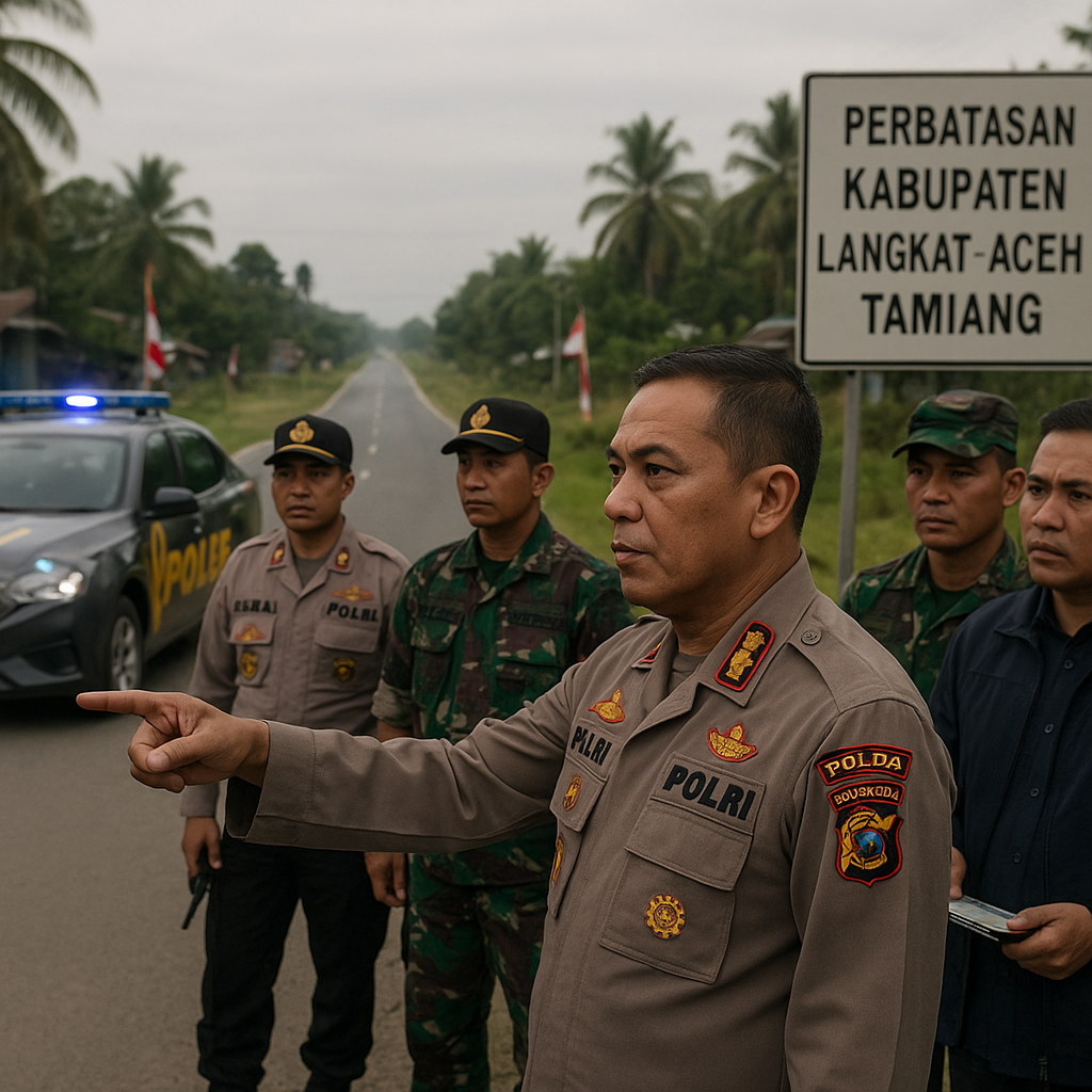 Kapolda Sumut Instruksikan Patroli Gabungan di Perbatasan Kabupaten Langkat dan Aceh Tamiang Jelang Pilkada Serentak
