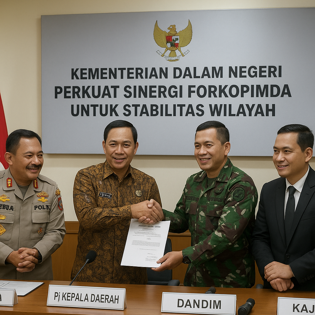 Kementerian Dalam Negeri Minta Para Pj Kepala Daerah Perkuat Sinergi Forkopimda dalam Menjaga Stabilitas Wilayah