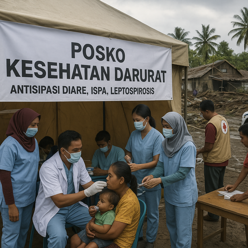 Pemkab Malaka (NTT) Siagakan Posko Kesehatan Antisipasi Wabah Penyakit Pasca-Banjir Bandang