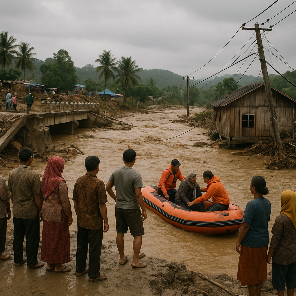 Banjir Bandang Terjang Luwu Utara, 12 Desa Terisolasi dan Ratusan Warga Mengungsi