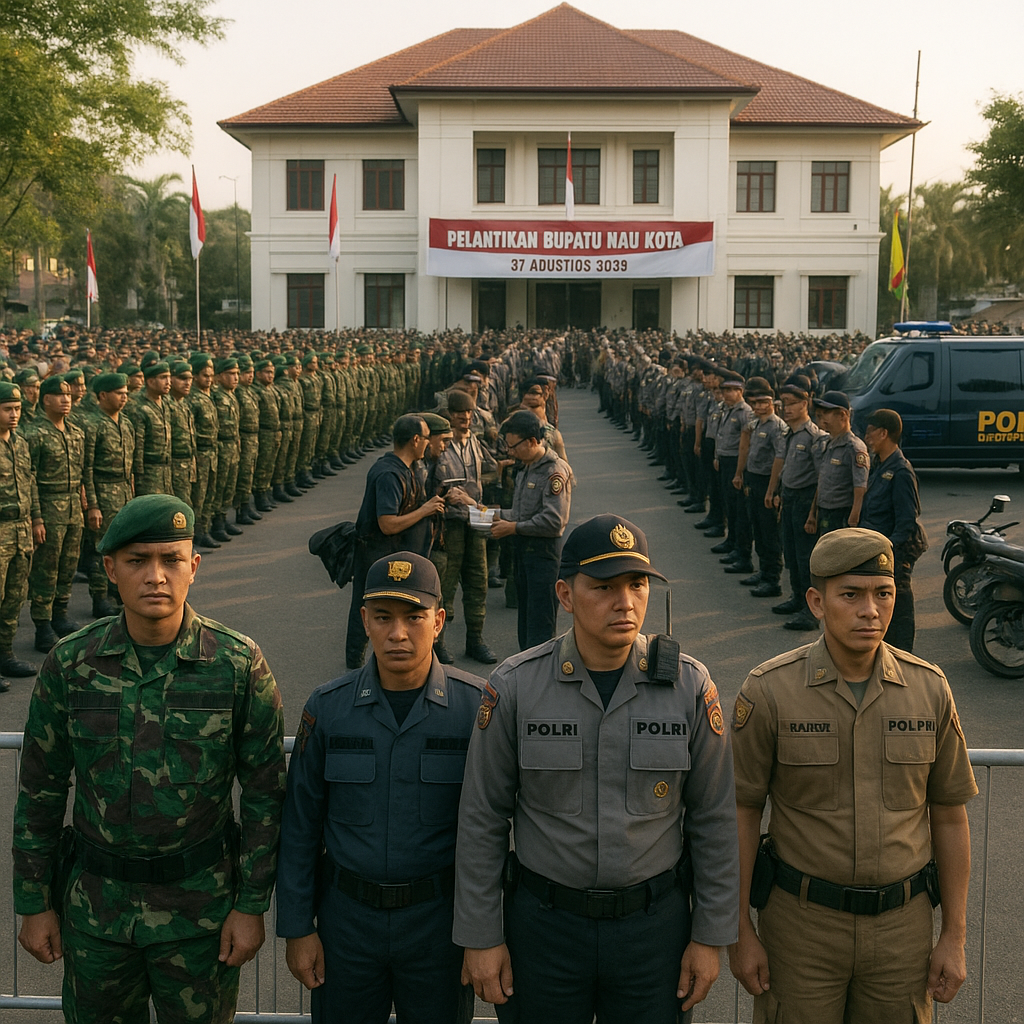 Ratusan Personel Gabungan Dikerahkan Amankan Pelantikan Bupati di 12 Kabupaten Maluku