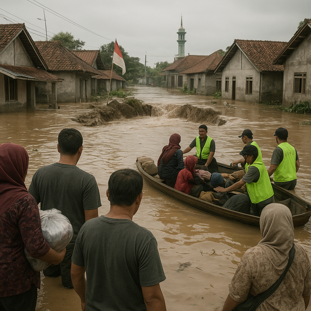 Tanggul Jebol di Demak: 5 Kecamatan Terendam Banjir, 11.200 Warga Mengungsi