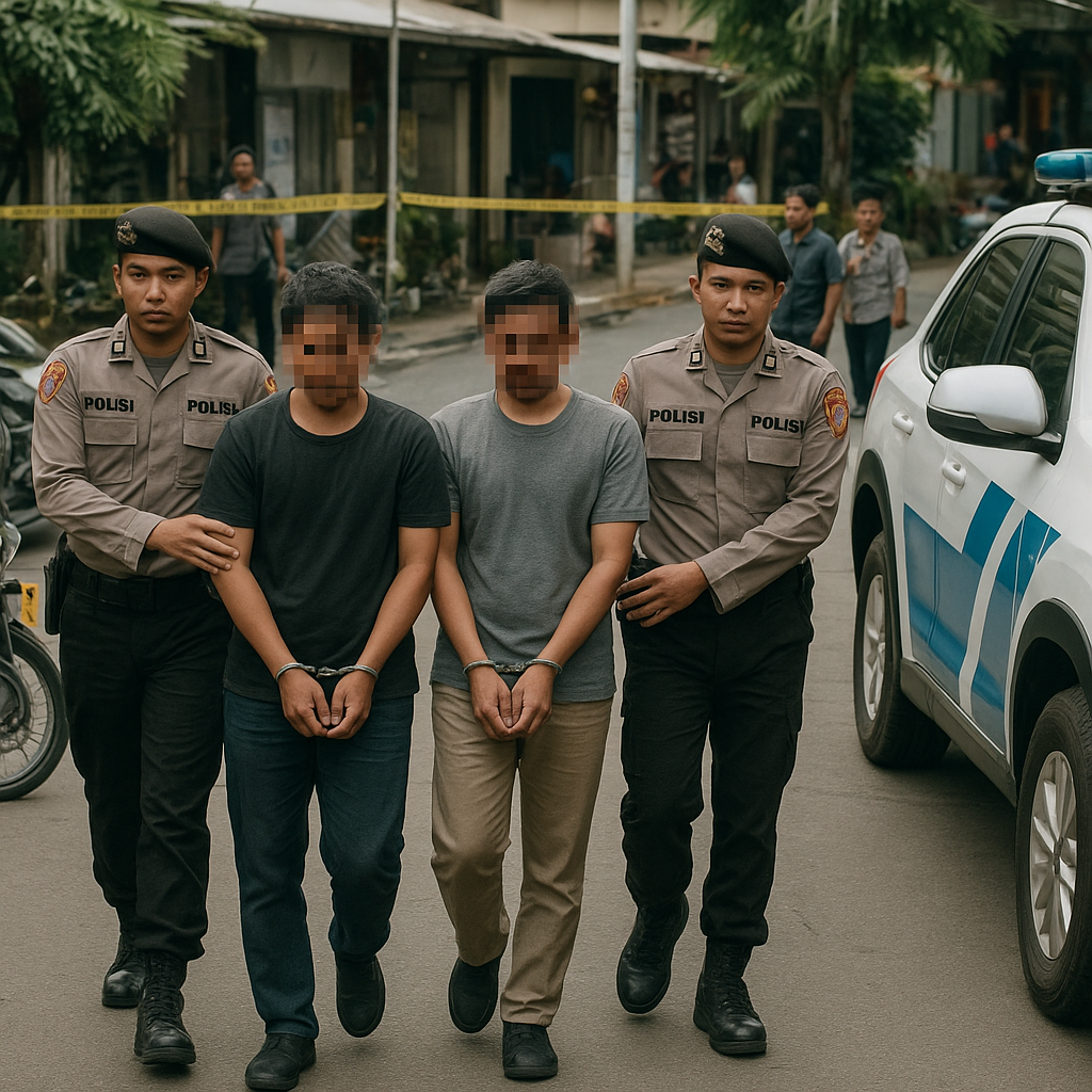 Polrestabes Makassar Tangkap 3 Sindikat Pencurian Kendaraan Bermotor Lintas Provinsi