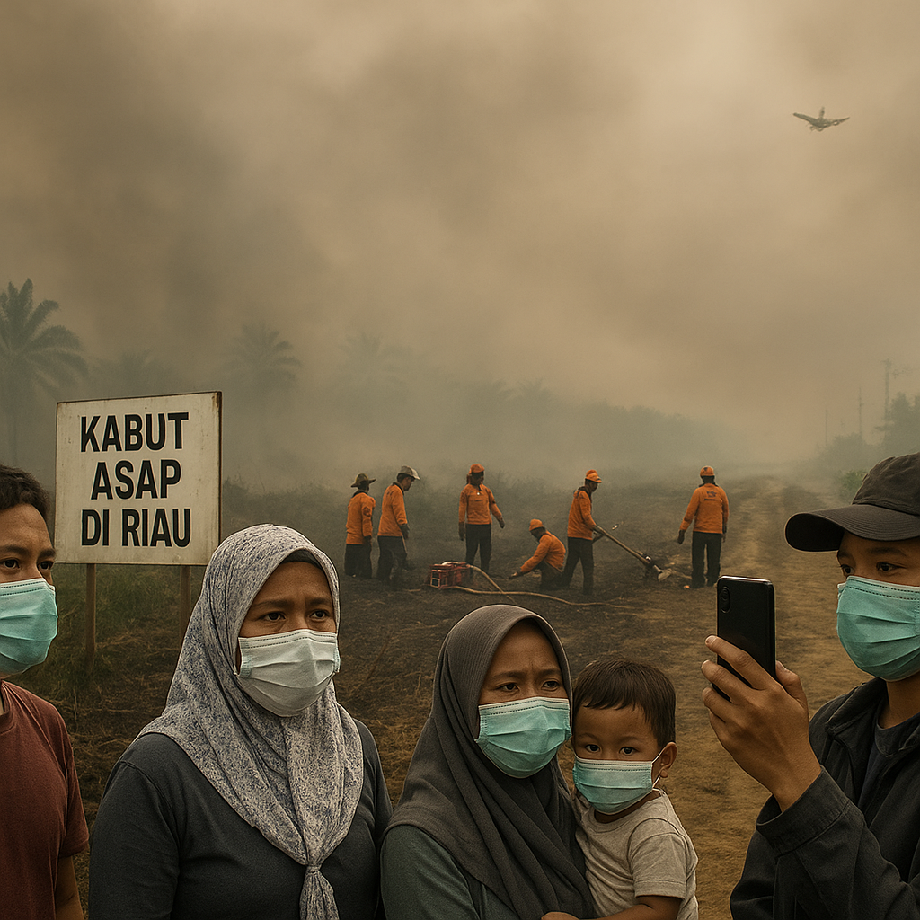 Kebakaran Hutan di Riau: Kabut Asap Mengganggu Aktivitas di 3 Provinsi