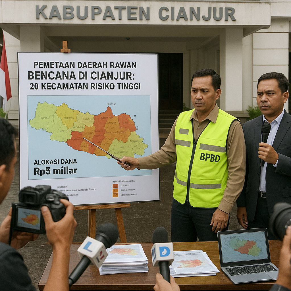 Pemetaan Daerah Rawan Bencana di Cianjur: 20 Kecamatan Risiko Tinggi