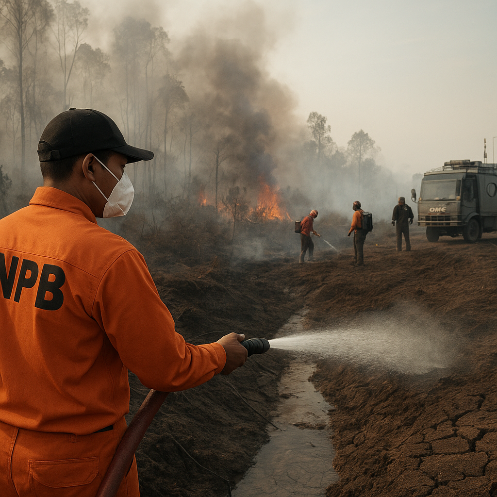 Karhutla di Enam Provinsi Belum Teratasi, BNPB: OMC Terkendala, Sumber Air Kering