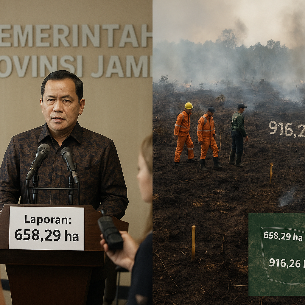 Fakta Karhutla Jambi: Laporan Gubernur ke Presiden Berbeda dengan Kondisi Lapangan yang Meluas