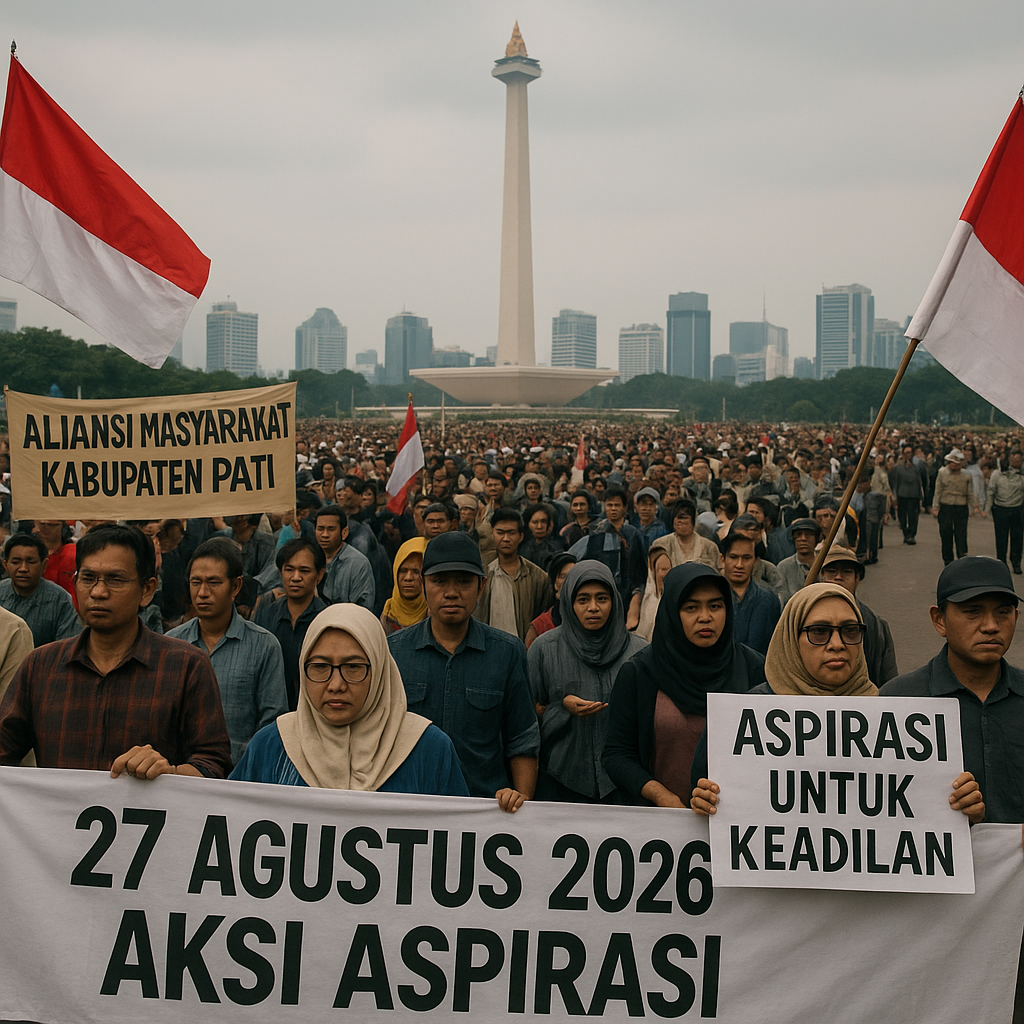 Tiga Aliansi Masyarakat Gelar Demonstrasi di Jakarta Kamis 27 Agustus 2026